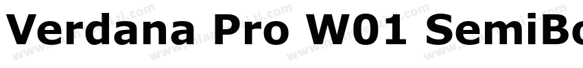 Verdana Pro W01 SemiBold Italic字体转换